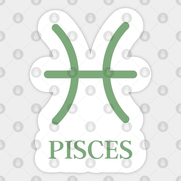 PISCES SYMBOL Sticker by Sun From West